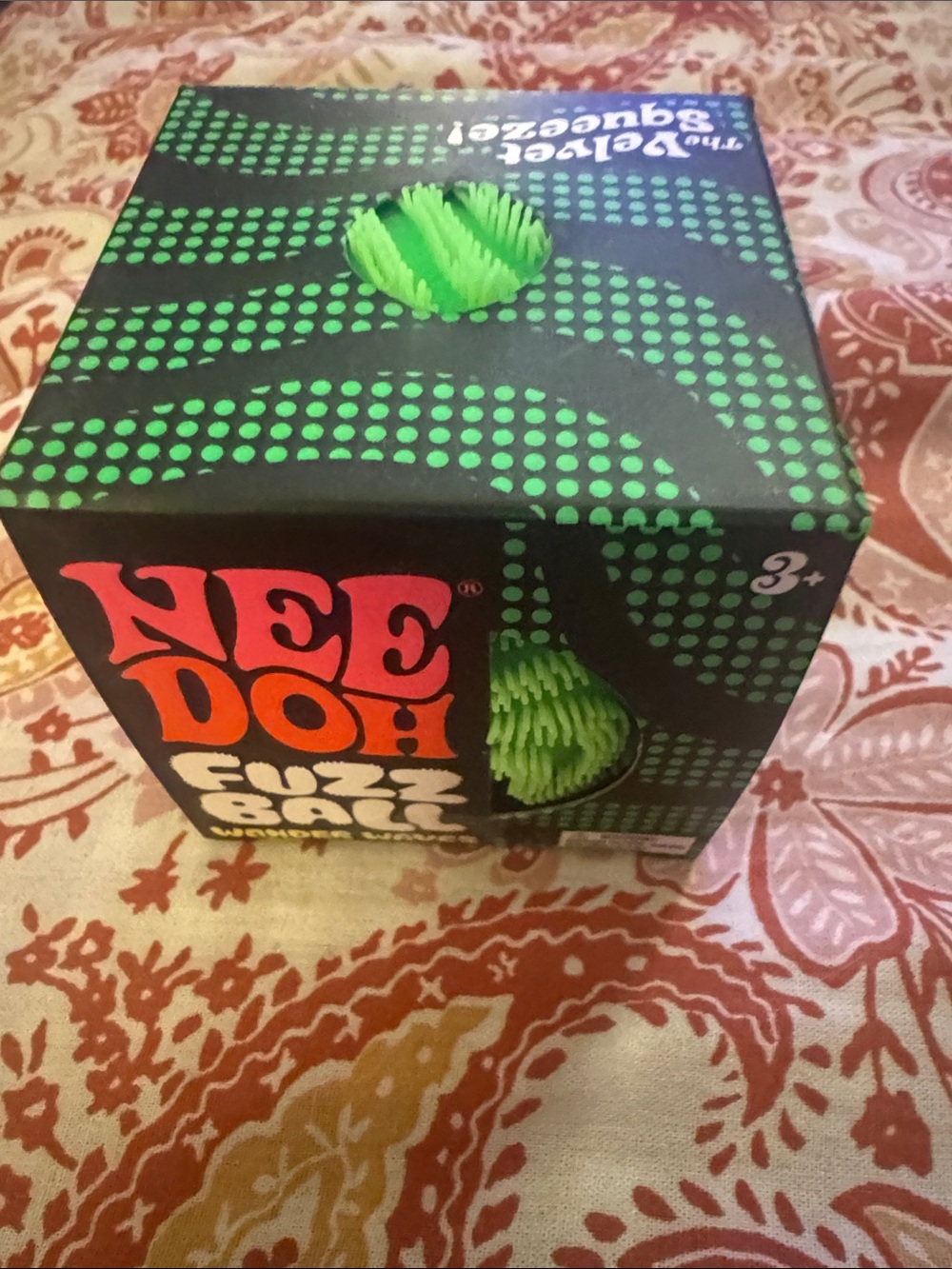 NEE DOH Fuzz Ball Sensory Toy - Green